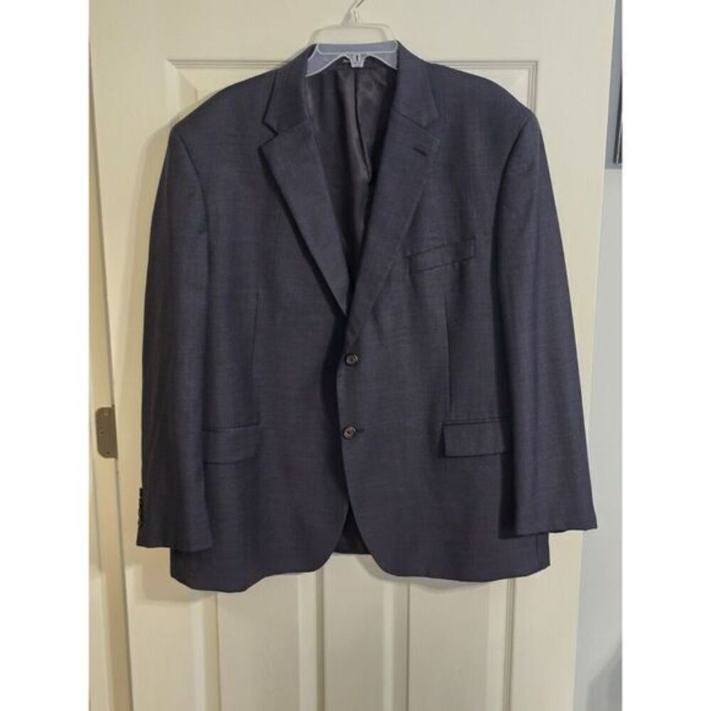 Lauren Ralph Lauren Men's Grey 100% Wool 2 Button‎ Blazer 50in Chest XXL